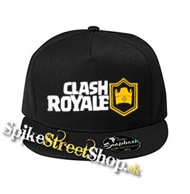 CLASH ROYALE - Logo - čierna šiltovka model "Snapback"