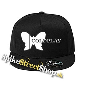COLDPLAY - Buttefly Logo - čierna šiltovka model "Snapback"
