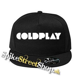 COLDPLAY - Logo - čierna šiltovka model "Snapback"