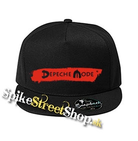 DEPECHE MODE - Logo Red Spirit - čierna šiltovka model "Snapback"