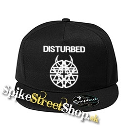 DISTURBED - Logo - čierna šiltovka model "Snapback"