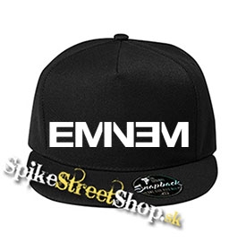 EMINEM - Logo - čierna šiltovka model "Snapback"