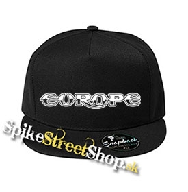 EUROPE - Logo - čierna šiltovka model "Snapback"