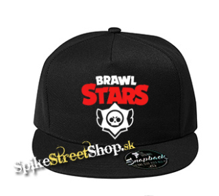 BRAWL STARS - Logo - čierna šiltovka model "Snapback"