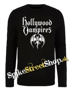 HOLLYWOOD VAMPIRES - Logo - čierne pánske tričko s dlhými rukávmi