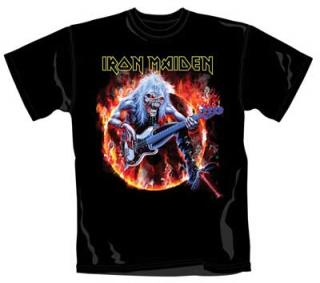 IRON MAIDEN - Fear Live Flames - čierne pánske tričko
