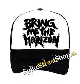 BRING ME THE HORIZON - Logo - čiernobiela sieťkovaná šiltovka model "Trucker"