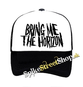 BRING ME THE HORIZON - Logo 2 - čiernobiela sieťkovaná šiltovka model "Trucker"