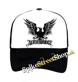 ALTER BRIDGE - Logo - čiernobiela sieťkovaná šiltovka model "Trucker"