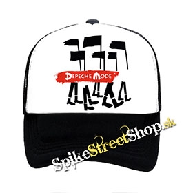 DEPECHE MODE - Spirit Cover - čiernobiela sieťkovaná šiltovka model "Trucker"