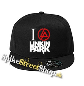 I LOVE LINKIN PARK - Crest - čierna šiltovka model "Snapback"