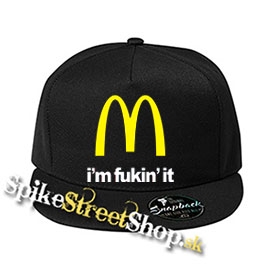 I'm FUCKIN IT - čierna šiltovka model "Snapback"