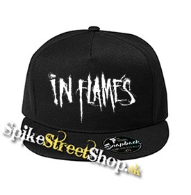 IN FLAMES - Logo - čierna šiltovka model "Snapback"