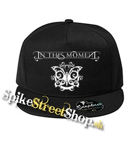 IN THIS MOMENT - Logo Butterfly - čierna šiltovka model "Snapback"