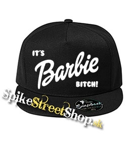 IT's BARBIE BITCH - Logo White - čierna šiltovka model "Snapback"
