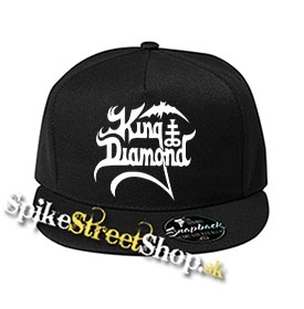 KING DIAMOND - Logo - čierna šiltovka model "Snapback"
