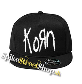 KORN - Official Logo - čierna šiltovka model "Snapback"