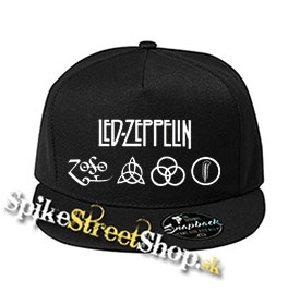 LED ZEPPELIN - Logo - čierna šiltovka model "Snapback"