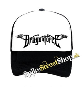 DRAGONFORCE - Logo - čiernobiela sieťkovaná šiltovka model "Trucker"
