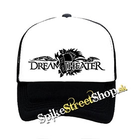 DREAM THEATER - Logo - čiernobiela sieťkovaná šiltovka model "Trucker"