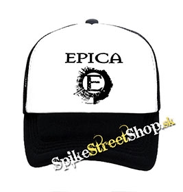 EPICA - Crest - čiernobiela sieťkovaná šiltovka model "Trucker"