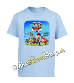 LABKOVÁ PATROLA - PAW PATROL - Motive 1 - modré detské tričko