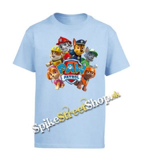 LABKOVÁ PATROLA - PAW PATROL - Motive 2 - modré detské tričko