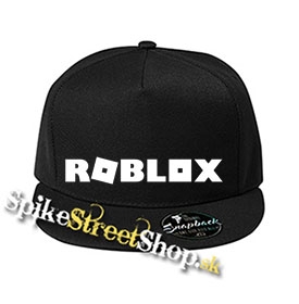 ROBLOX - Logo Symbol White - čierna šiltovka model "Snapback"