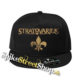 STRATOVARIUS - Gold Logo - čierna šiltovka model "Snapback"