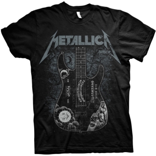 METALLICA - Hammett Ouija Guitar - čierne pánske tričko