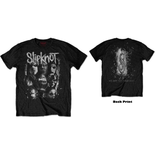 SLIPKNOT - WANYK White Splatter - čierne pánske tričko