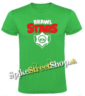 BRAWL STARS - Logo - Zelené pánske tričko