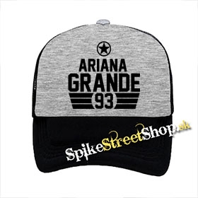 ARIANA GRANDE - Since 1993 - šedočierna sieťkovaná šiltovka model "Trucker"