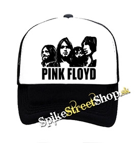 PINK FLOYD - Band - čiernobiela sieťkovaná šiltovka model "Trucker"