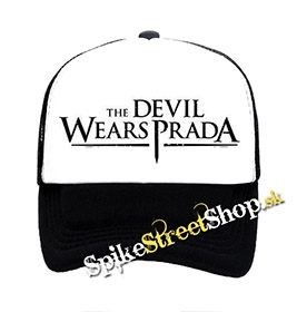 THE DEVIL WEARS PRADA - Logo - čiernobiela sieťkovaná šiltovka model "Trucker"