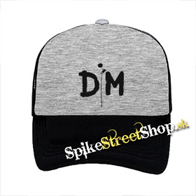 DEPECHE MODE - Logo Violator - šedočierna sieťkovaná šiltovka model "Trucker"