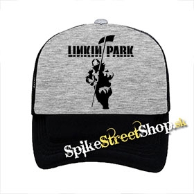 LINKIN PARK - Hybrid Theory - šedočierna sieťkovaná šiltovka model "Trucker"
