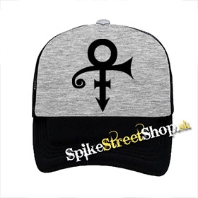PRINCE - Signature 1958-2016 - šedočierna sieťkovaná šiltovka model "Trucker"