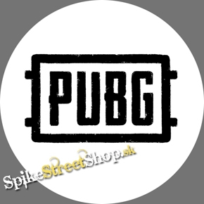PUBG - Logo - biely odznak