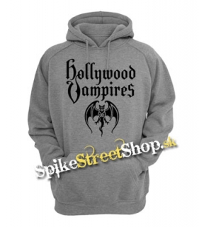 HOLLYWOOD VAMPIRES - Logo - šedá pánska mikina