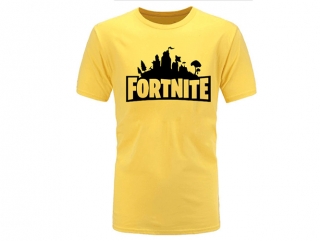FORTNITE - Logo - žlté pánske tričko