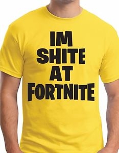 FORTNITE - Im Shite At Fortnite - žlté pánske tričko