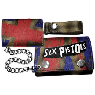 SEX PISTOLS - Tri Colour And Logo Leather Wallet - peňaženka (Výpredaj)
