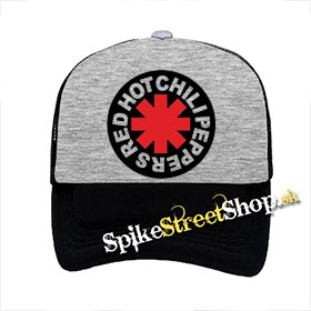 RED HOT CHILLI PEPPERS - Asteri - šedočierna sieťkovaná šiltovka model "Trucker"