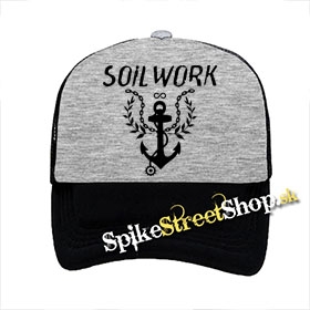 SOILWORK - Anchor - šedočierna sieťkovaná šiltovka model "Trucker"