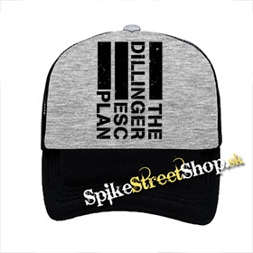 THE DILLINGER ESCAPE PLAN - šedočierna sieťkovaná šiltovka model "Trucker"