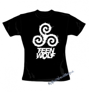 TEEN WOLF - Logo & Crest - čierne dámske tričko