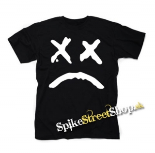 LIL PEEP - Sad Face - čierne detské tričko