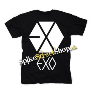 EXO - Logo - čierne detské tričko