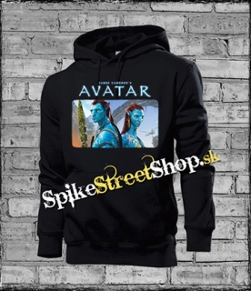 AVATAR - Jake & Neytiri - čierna pánska mikina 